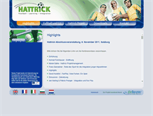 Tablet Screenshot of hattrick-project.eu